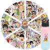 100PCS Funny Cartoon Bob's Burgers Waterproof Sticker for Water Bottles Cartoon Characters Stickers for Kids, Toddlers, Teens, Girls, Adults (Bob's Burgers) view 3