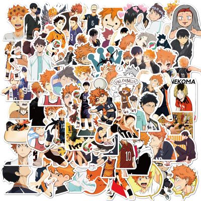 100PCS Funny Cartoon Haikyuu Waterproof Sticker for Water Bottles Cartoon Characters Stickers for Kids, Toddlers, Teens, Girls, Adults (Haikyuu)