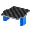 AXSPEED Carbon Fiber Servo Mount Plate Bracket for 1/18 for Granite for GROM 1/14 for Mojave for GROM for mega 380 RC Car Upgrade Parts(Blue) view 1