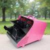 CKJJZY Commercial Bubble Machine Pro - Adjustable Angle (30-90) & Speed Control, 20,000+ BPM, Lightweight & Spill-Proof Design, Upgrade Bubble Blower for Outdoor Wedding Birthday (Pink Plug) view 1
