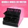 CKJJZY Commercial Bubble Machine Pro - Adjustable Angle (30-90) & Speed Control, 20,000+ BPM, Lightweight & Spill-Proof Design, Upgrade Bubble Blower for Outdoor Wedding Birthday (Pink Plug) view 3