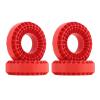 1.9" Wheel Tires Silicone Rubber Insert Foam Fit 118-122mm (4.75" OD) for 1/10 RC Crawler(Red) view 1