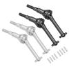 1/14 for mjx for Hyper Go Truck 14301 14302 14303 2Pcs Metal CVD Drive Shafts Dog Bone RC Car Upgrade Parts 14410(4Pcs Black) view 2