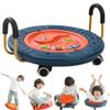 wangdahua Balance Scooter Board for Kids, 4-in-1 Sensory Wobble Board with 5 Balls, Toddler Scooter Boards with Handles, Plastic Rocker Balance Boards Physical Therapy Toys for Kids Age 3-9,Blue view 1