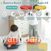 wangdahua Balance Scooter Board for Kids, 4-in-1 Sensory Wobble Board with 5 Balls, Toddler Scooter Boards with Handles, Plastic Rocker Balance Boards Physical Therapy Toys for Kids Age 3-9,Blue view 2