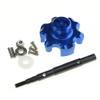 1/5 6S 8S Aluminum Steel Straight Shaft Large Tooth Mount Gear Limited Slip Friction Plate 7793 Compatible with RC Car Parts(Blue) view 1