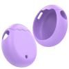 Games Console Cute Soft Liquid Silicone Cover,Protective Fall-Resistant Non-Slip Sleeve Shell for Tamagotchi Paradise Games Accessories (Purple) view 2