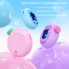 Games Console Cute Soft Liquid Silicone Cover,Protective Fall-Resistant Non-Slip Sleeve Shell for Tamagotchi Paradise Games Accessories (Purple) view 3