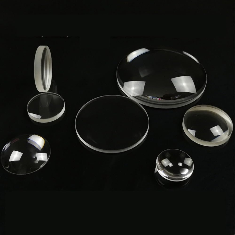 10pcs Premium Optical Lens Set for Microscope Enhancement - Transparent Condenser Lens for Image Clarity and Magnification