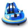 [2025 Upgraded] ALPHAKIDS 12V Smart Bumper Cars for Kids Ages 1.5-6 Years Toddlers Baby,Remote Parent Control,360 Spin,LED Lights Bluetooth Music with DIY Stickers,Easy Drive Ride-On(Sky Blue) view 1