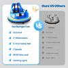 [2025 Upgraded] ALPHAKIDS 12V Smart Bumper Cars for Kids Ages 1.5-6 Years Toddlers Baby,Remote Parent Control,360 Spin,LED Lights Bluetooth Music with DIY Stickers,Easy Drive Ride-On(Sky Blue) view 4