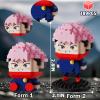5 JJK Jujutsu Battle Figures Building Blocks Set, 2IN1 Sitting&Standing Cute Popular Spell Kaisen Characters Brick Micro Headz, Japanese Manga Merch Ideal Valentine's Day Gift for Adult Teen 961PCS view 4
