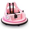 [2025 Upgraded] ALPHAKIDS 12V Smart Bumper Cars for Kids Ages 1.5-6 Years Toddlers Baby,Remote Parent Control,360 Spin,LED Lights Bluetooth Music,DIY Stickers,Easy Drive Ride-On(Vitality Pink) view 1