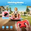 [2025 Upgraded] ALPHAKIDS 12V Smart Bumper Cars for Kids Ages 1.5-6 Years Toddlers Baby,Remote Parent Control,360 Spin,LED Lights Bluetooth Music,DIY Stickers,Easy Drive Ride-On(Vitality Pink) view 2
