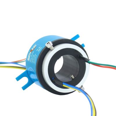 Hole Shaft Conductive Slip Ring Hole Bore Sliprings Hole Size 20mm OD42mm 6/12 Circuits 5A Signals Transmission(6 circuits 5A)