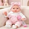 12" Girl Baby Doll Playset With Accessories And Clothes In Gift Box For Little Girls,12 Inch Small Realistic Baby Dolls Pacifier Bottle Pretend Baby Care Toy Set For Child Toddler 3+ Gift Collection view 3