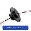 1PCS hole Dia.7mm / 5mm 220v 2A 2/4/6 channels SRT007-22-04U Through-hole electric slip ring Conductive ring Hollow shaft(SRT005-22-02A) view 2