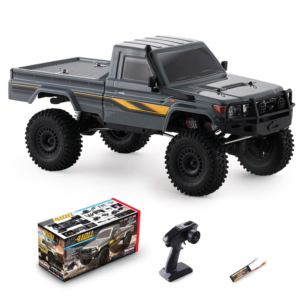 YKHOBBY 1/10 RC Crawler YK41011 4X4 Rock Crawler RTR (Comes with Everything Needed to Run) Grey