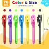 FURWEY Invisible Ink Pens,70 Pack UV Light,Kids Secret Spy Pen, Party Favors view 2