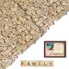 1300 PCs Wooden Tiles for Crafts,Letters for Crafts,DIY Making Alphabet Coasters Spelling Wood Tile Game view 1