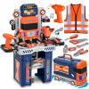 Kids Tool Bench Set with Electric Drill & Work Clothes, 68 PCS Realistic Toddler Tool Set for Ages 3-5, STEM Workbench Toy for Boys Girls, Pretend Play Construction Kit, Birthday Gift view 1