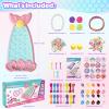 2-in-1 Friendship Bracelet Making Kit, Arts and Crafts for Girls Ages 8-12, Jewelry Making KitDIY Travel Activity Toys, Christmas Birthday Easter Gifts for 6 7 8 9 10 11 12 Year Old Girls (Pink) view 4