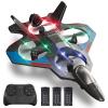Foam Remote Control Airplanes with 3 Batteries, RC Plane Airplane Toys for Boys Kids Adults Beginners 4-8 8-12 12-16, RC Planes Fighter Jet Helicopter Drones for Kids Adults, 360 Flip Easy to Fly view 1