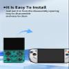 Compatible with MSI Claw A8 BZ2EM Handheld Game Console,UYRUREL Premium Soft TPU Material, Shock-Absorbing and Anti Drop Protection Soft Shell with Built-in Stand,Black view 4