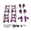 For Rlaarlo For WLtoys 124008 For JJRC C8803 1/14 1/12 Metal Front Rear For Swing Arms Steering Cup C-shaped For Seat Rc Car Accessories Upgrades RC Car Upgrade Part(Purple) view 1