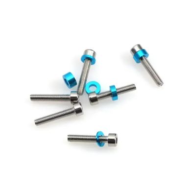 For Tamiya 53539 For Hsp For WLtoys For Hpi For TT02 XV02 24pcs M3 Screw Spacer Set 3mm Screws Flat Gasket Washer Spacer RC Car Parts Replacement RC Upgrade Parts