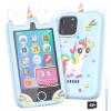 Kids Smart Phone Toy - 3.5" Touchscreen with Dual Cameras, Learning, Fun Entertainment, 8 GB Card Toy Phone for Kids, Toddler Toy Phone for Girls Boys Age 3-12(Blue) view 1