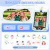 Kids Smart Phone Toy - 3.5" Touchscreen with Dual Cameras, Learning, Fun Entertainment, 8 GB Card Toy Phone for Kids, Toddler Toy Phone for Girls Boys Age 3-12(Blue) view 4