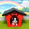 3D Printed Dog Model,Articulated French Bulldog Animal Toy, Movable Head and Joints, Home Office Decor, Fidget Toy for Autism/ADHD, Executive Desk Animals Toy AD-FB-RH view 1