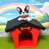 3D Printed Dog Model,Articulated French Bulldog Animal Toy, Movable Head and Joints, Home Office Decor, Fidget Toy for Autism/ADHD, Executive Desk Animals Toy AD-FB-RH view 3