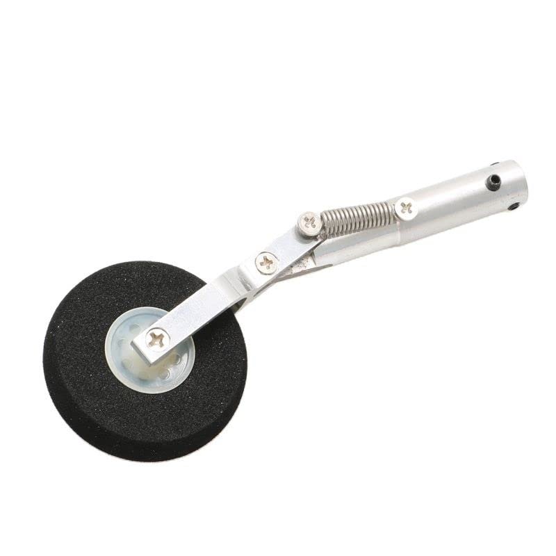 TYXTTGY Aluminum Alloy Retractable Spring Landing Gear for Su27 RC Airplane - 3mm Shaft Hole, 90-130mm Height Options(3 x 125mm)