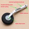 TYXTTGY Aluminum Alloy Retractable Spring Landing Gear for Su27 RC Airplane - 3mm Shaft Hole, 90-130mm Height Options(3 x 125mm) view 3