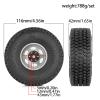 1.9-inch RC climbing cars negative-value elliptical aluminum alloy wheel rim lock tire set, 12mm HEX OD: 116MM Suitable for 1/10 RC Crawler cars, TRX-4 D90 SCX10 R343 view 2