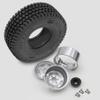 1.9-inch RC climbing cars negative-value elliptical aluminum alloy wheel rim lock tire set, 12mm HEX OD: 116MM Suitable for 1/10 RC Crawler cars, TRX-4 D90 SCX10 R343 view 4