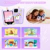 Kids Smart Phone Toy - 3.5" Touchscreen with Dual Cameras, Learning, Fun Entertainment, 8 GB Card Toy Phone for Kids, Toddler Toy Phone for Girls Boys Age 3-12(Purple) view 4