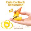 CoFuBcad Halloween Rubber Duck Dashboard Decoration, Car Ornament Accessories Rubber Ducks with Witch Hat Glasses, Halloween Celebration Party Office Desk Gifts view 4
