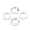 4Pcs 17mm Wheel Hex Hub Nuts Mount Compatible with 1 8 Scale RC Crawler Car Upgrade Parts 77086 4 Fits 1 8 RC Models(Silver) view 1