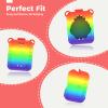 Case for Bitzee Interactive Toy Harry Potter Soft Silicone Protective Cover, Shockproof Anti-Scratch Dustproof Sleeve for Electronic Pet Device, Skin-Friendly Anti-Slip Protective Shell(Rainbow) view 4