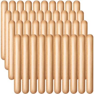 Boao 40 Pcs 8 Inch Music Rhythm Sticks for Kids Bulk, Music Lummi Sticks with Carry Bag, Classical Wood Claves Musical Percussion Instrument Drumsticks Classroom School Perform Show Set
