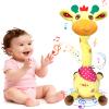 Hunfur Talking Dancing Giraffe Baby Toys for 3-18 Months, Singing Recording Repeats What You Say with Glowing Light, Funny Gift for Toddlers 1-3 Year Old, Boys Girls Tummy Time Toys view 1