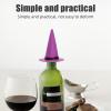 Abaodam 12pcs Mini Felt Witch Hats Halloween Bottle Toppers For Diy Crafts Costume Holiday Party Decorations view 4