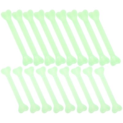 Abaodam 30pcs Halloween Plastic Bones with Hanging Holes Realistic Fake Bones Props Skeleton for Party Decoration