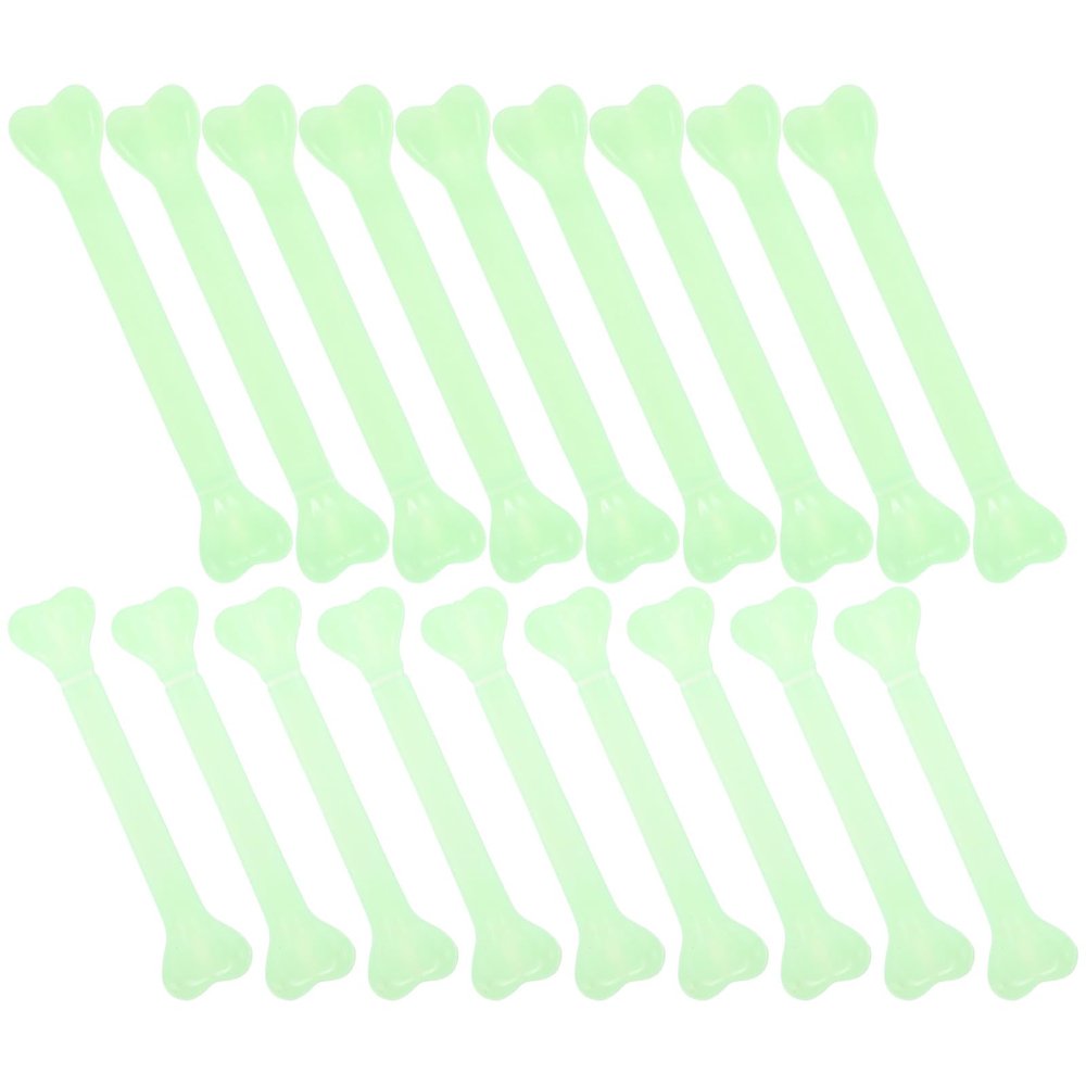 Abaodam 30pcs Halloween Plastic Bones with Hanging Holes Realistic Fake Bones Props Skeleton for Party Decoration