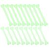 Abaodam 30pcs Halloween Plastic Bones with Hanging Holes Realistic Fake Bones Props Skeleton for Party Decoration view 1