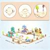 DIY Puzzle Track Car Set for Toddlers Kids, Kids Board Games Learning Toys, Christmas Birthday STEM Educational Logic Kits Toys Gifts for Boys Girls Ages 3+, 125 Pieces view 3