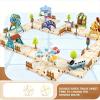 DIY Puzzle Track Car Set for Toddlers Kids, Kids Board Games Learning Toys, Christmas Birthday STEM Educational Logic Kits Toys Gifts for Boys Girls Ages 3+, 125 Pieces view 4